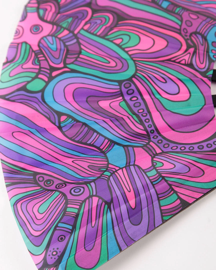 Accessories One Stop Rave UV Reactive Mind Bender Fan 5 Accessories One Stop Rave UV Reactive Mind Bender Fan