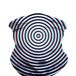 INTO THE AM Optical Illusion Seamless Mask Bandana Masks & Bandanas