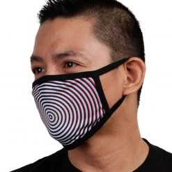 INTO THE AM Optical Illusion Face Mask Masks & Bandanas