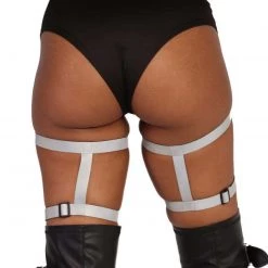 Andrew - Agent Accessories Out Of My Way Reflective Speed Clasp Leg Garter 9 Andrew - Agent Accessories Out Of My Way Reflective Speed Clasp Leg Garter