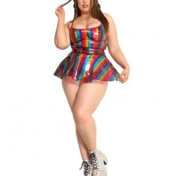 OhYes Over The Rainbow Vinyl Corset Top New Arrivals