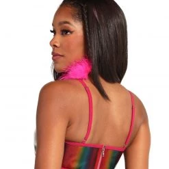 OhYes Over The Rainbow Vinyl Corset Top New Arrivals