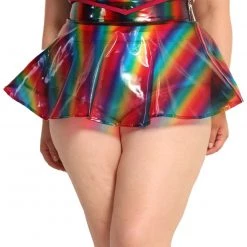 OhYes Over The Rainbow Vinyl Mini Skirt New Arrivals