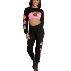 Rock & Rose Clothing PLUR Avenue Jogger Pants 17 Rock & Rose Clothing PLUR Avenue Jogger Pants
