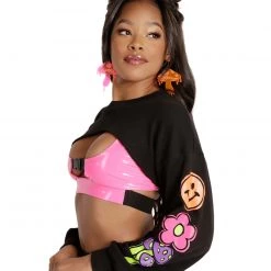 Rock & Rose PLUR Avenue Ultra Crop Top Clothing