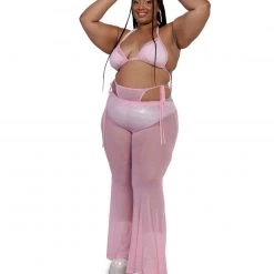 OhYes PLUR Cuteness Mesh Bell Bottoms 21 OhYes PLUR Cuteness Mesh Bell Bottoms