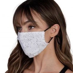 INTO THE AM Masks & Bandanas Paint Splatter White Face Mask V2 11 INTO THE AM Masks & Bandanas Paint Splatter White Face Mask V2