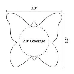 Pastease Holo Silver Butterfly Accessories