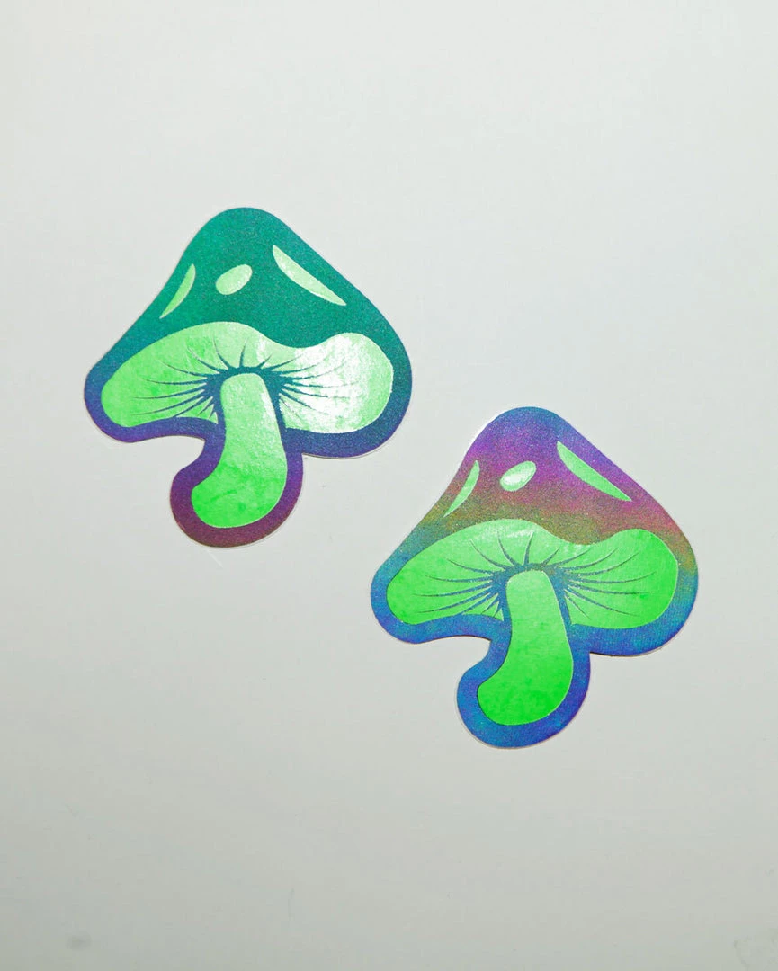 Pastease Reflective Mushroom Pasties 3 Pastease Reflective Mushroom Pasties