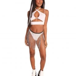 Cherry Mellow, Inc. Perfect Stranger Cutout Cropped Top 12 Cherry Mellow, Inc. Perfect Stranger Cutout Cropped Top