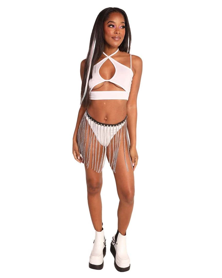 Cherry Mellow, Inc. Perfect Stranger Cutout Cropped Top 5 Cherry Mellow, Inc. Perfect Stranger Cutout Cropped Top