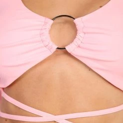 OhYes Pink Fairy O-Ring Strappy Top