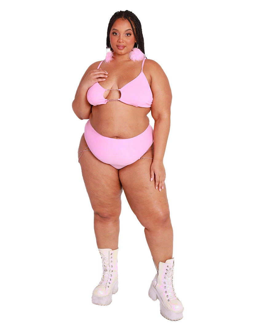 OhYes Pinkomatic Rhinestone Cutout Bralette Clothing 6 OhYes Pinkomatic Rhinestone Cutout Bralette Clothing