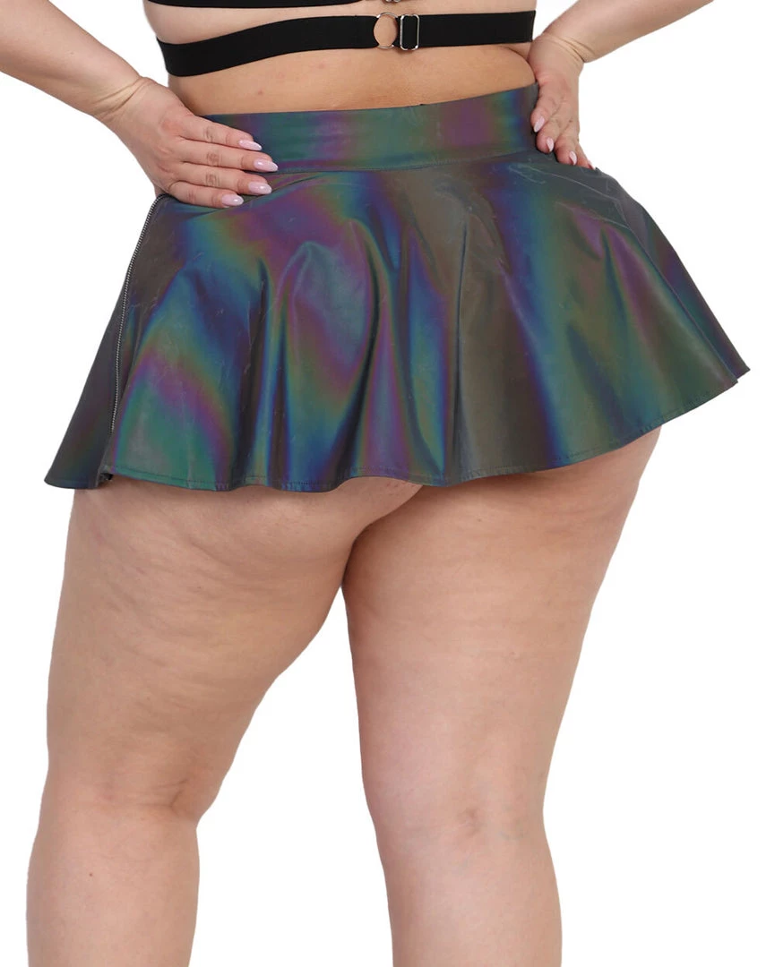 OhYes Pretty Flirty Reflective Skater Skirt Clothing 13 OhYes Pretty Flirty Reflective Skater Skirt Clothing