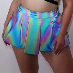 OhYes Pretty Flirty Reflective Skater Skirt Clothing 19 OhYes Pretty Flirty Reflective Skater Skirt Clothing
