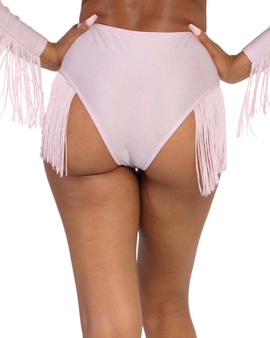 OhYes Princess PLUR Fringe Hi-Waist Bottoms Clothing 7 OhYes Princess PLUR Fringe Hi-Waist Bottoms Clothing