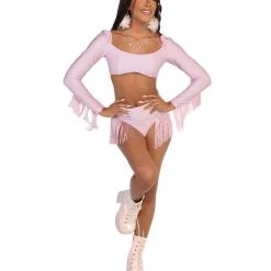 OhYes Princess PLUR Fringe Hi-Waist Bottoms Clothing 14 OhYes Princess PLUR Fringe Hi-Waist Bottoms Clothing