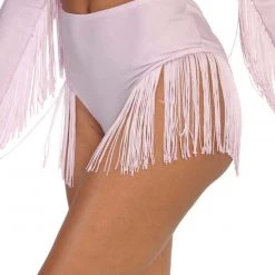 OhYes Princess PLUR Fringe Hi-Waist Bottoms Clothing 15 OhYes Princess PLUR Fringe Hi-Waist Bottoms Clothing