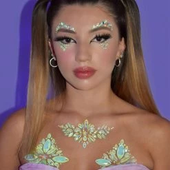 Lunautics Solar Flare Glow-in-the-Dark Face Jewels 7 Lunautics Solar Flare Glow-in-the-Dark Face Jewels