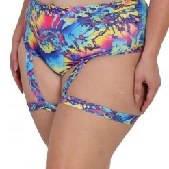 Day G Psychedelic Groove Harness Booty Shorts Bottoms 17 Day G Psychedelic Groove Harness Booty Shorts Bottoms
