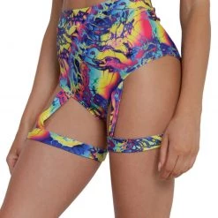 Day G Psychedelic Groove Harness Booty Shorts Bottoms 14 Day G Psychedelic Groove Harness Booty Shorts Bottoms