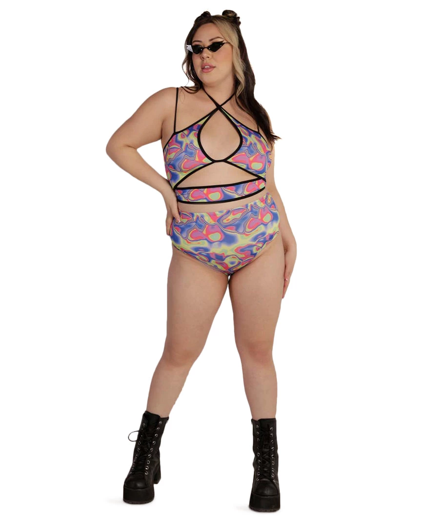 Cherry Mellow, Inc. Clothing Psychedelic Jams Hi-Waist Bottoms 9 Cherry Mellow, Inc. Clothing Psychedelic Jams Hi-Waist Bottoms