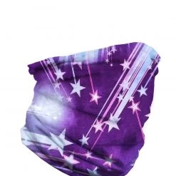 INTO THE AM Masks & Bandanas Purple Galaxy Seamless Mask Bandana