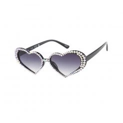 Lucent Product Inc. Queen Of Hearts Rhinestone-Studded Sunglasses 9 Lucent Product Inc. Queen Of Hearts Rhinestone-Studded Sunglasses