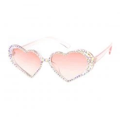 Lucent Product Inc. Queen Of Hearts Rhinestone-Studded Sunglasses 7 Lucent Product Inc. Queen Of Hearts Rhinestone-Studded Sunglasses