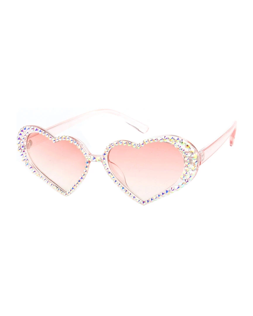 Lucent Product Inc. Queen Of Hearts Rhinestone-Studded Sunglasses 4 Lucent Product Inc. Queen Of Hearts Rhinestone-Studded Sunglasses