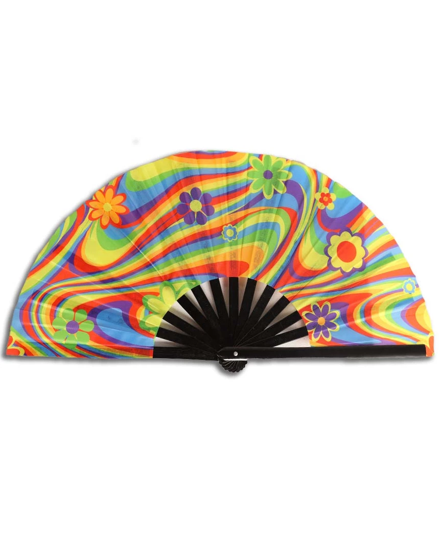 Andrew - Agent Rainbow Daisy Trip Hand Fan 4 Andrew - Agent Rainbow Daisy Trip Hand Fan