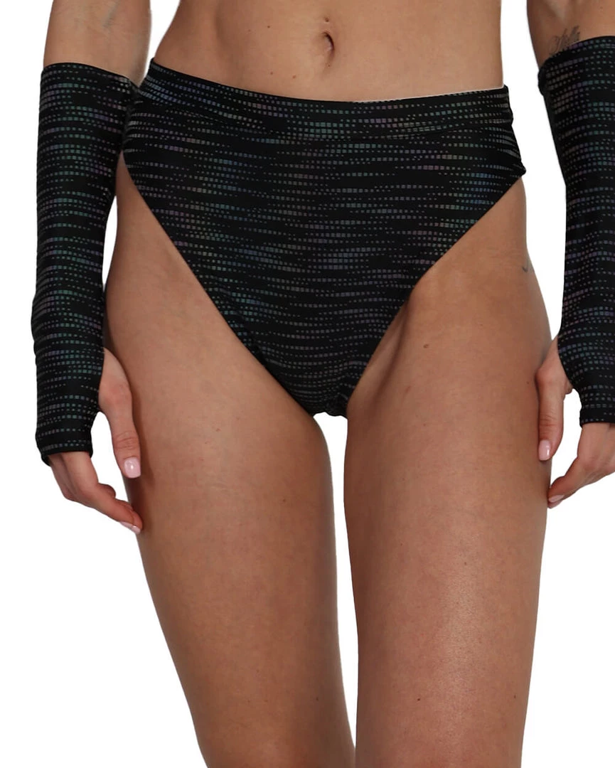 Dippin Daisies Bottoms Rainbow Glow Reflective High Cut Booty Shorts 4 Dippin Daisies Bottoms Rainbow Glow Reflective High Cut Booty Shorts