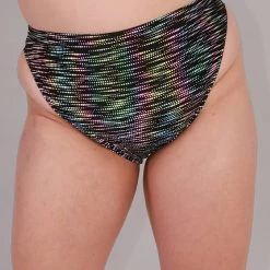 Dippin Daisies Bottoms Rainbow Glow Reflective High Cut Booty Shorts 17 Dippin Daisies Bottoms Rainbow Glow Reflective High Cut Booty Shorts