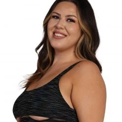 Dippin Daisies Rainbow Glow Reflective Underboob Crop Top Tops