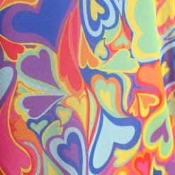 Rock & Rose Rainbow Groovy Hearts Mesh Oversized Tee New Arrivals 18 Rock & Rose Rainbow Groovy Hearts Mesh Oversized Tee New Arrivals