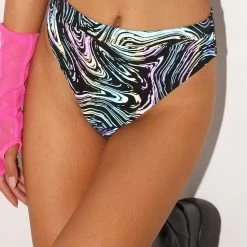 Dippin Daisies Rainbow Reflective Lava Hi-Cut Bottoms New Arrivals