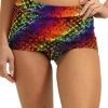 Forplay Bottoms Rainbow Renegade Booty Shorts 2 Forplay Bottoms Rainbow Renegade Booty Shorts