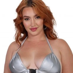 Cherry Mellow, Inc. Tops Ray Of Light Reflective Clasp Crop Top