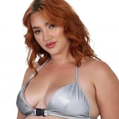 Cherry Mellow, Inc. Tops Ray Of Light Reflective Clasp Crop Top