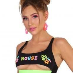 Dippin Daisies Clothing Recycled Fabric Banger Alert Underboob Top