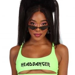 Dippin Daisies Recycled Fabric Headbanger Cut-Out Top