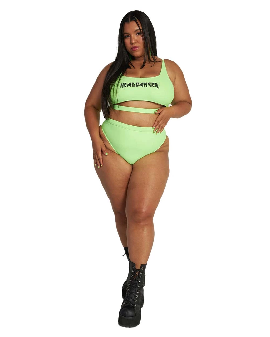 Dippin Daisies Clothing Recycled Fabric Headbanger Hi-Waist Bottoms 11 Dippin Daisies Clothing Recycled Fabric Headbanger Hi-Waist Bottoms