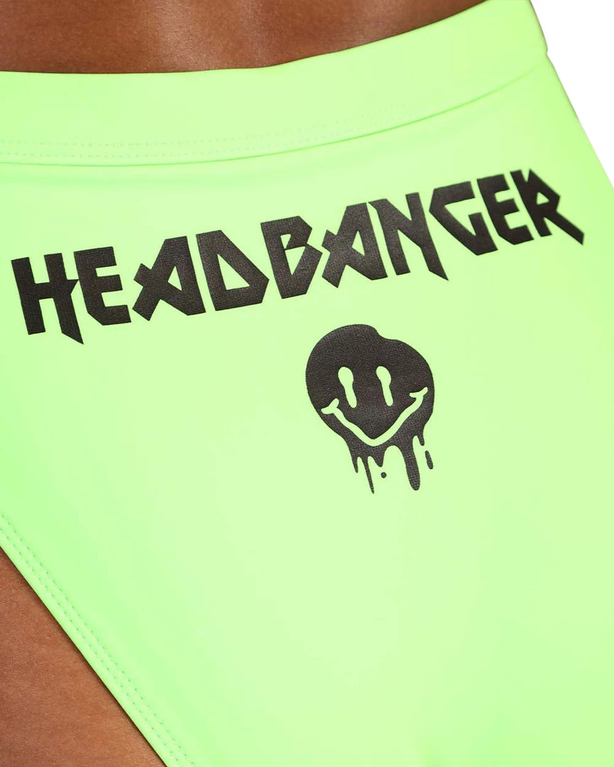 Dippin Daisies Clothing Recycled Fabric Headbanger Hi-Waist Bottoms 10 Dippin Daisies Clothing Recycled Fabric Headbanger Hi-Waist Bottoms