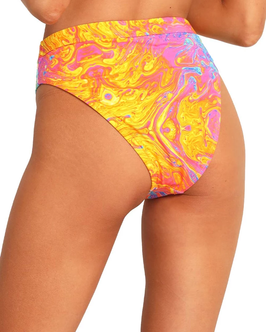 Dippin Daisies New Arrivals Recycled Fabric Liquid Rainbow High Cut Bottoms 8 Dippin Daisies New Arrivals Recycled Fabric Liquid Rainbow High Cut Bottoms