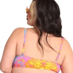 Dippin Daisies Recycled Fabric Liquid Rainbow Underboob Cutout Top 22 Dippin Daisies Recycled Fabric Liquid Rainbow Underboob Cutout Top