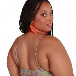 Dippin Daisies Clothing Recycled Fabric Magic Mushroom Underboob Crop Top 21 Dippin Daisies Clothing Recycled Fabric Magic Mushroom Underboob Crop Top