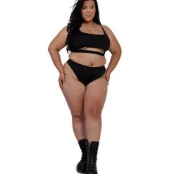 Dippin Daisies Recycled Fabric Malibu BB Cutout Crop Top 64 Dippin Daisies Recycled Fabric Malibu BB Cutout Crop Top