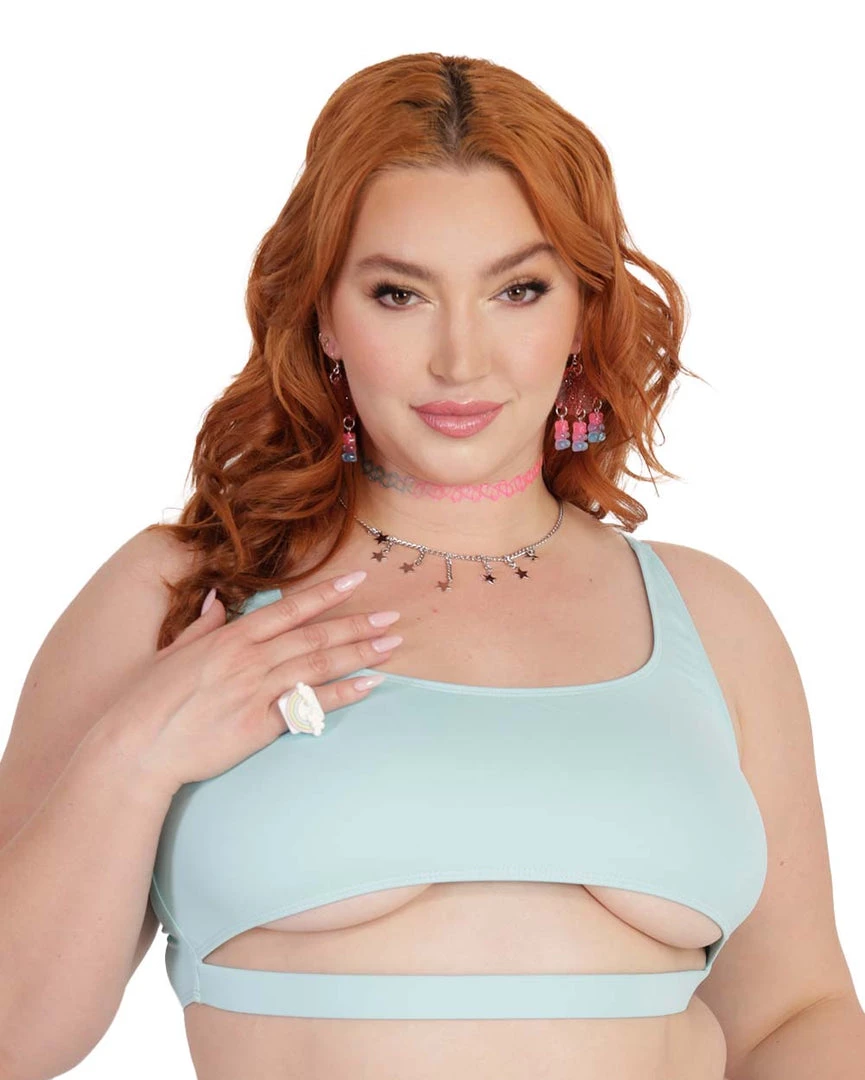 Dippin Daisies Recycled Fabric Malibu BB Cutout Crop Top 7 Dippin Daisies Recycled Fabric Malibu BB Cutout Crop Top