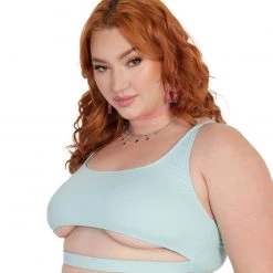 Dippin Daisies Recycled Fabric Malibu BB Cutout Crop Top 55 Dippin Daisies Recycled Fabric Malibu BB Cutout Crop Top