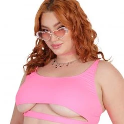 Dippin Daisies Recycled Fabric Malibu BB Cutout Crop Top 95 Dippin Daisies Recycled Fabric Malibu BB Cutout Crop Top